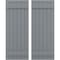 Ekena Millwork Americraft 6-Board, 2 Batten Exterior Real Wood Joined Board-n-Batten Shutters, ARW101BB621X81CHH, PR ARW101BB621X81CHH - alternate 1